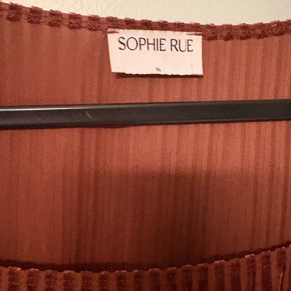 Sophie Rue Copper Ribbed Bodysuit - Picture 7 of 7